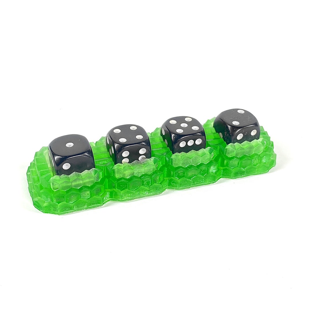 4 Dice Holder Hex Tabletop Game Accessory Etsy