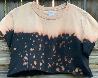S/M/L/XL- Two Tone Crop Top