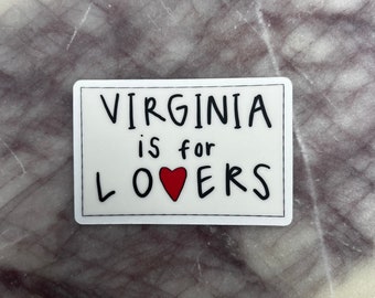 Virginia Is For Lovers Sticker - Vinyl + Waterproof