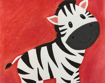 Baby Zebra drawing