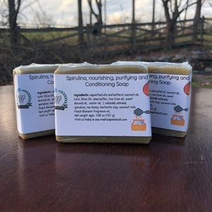 Spirulina Purifying, Nourishing and Conditioning Bar Soap