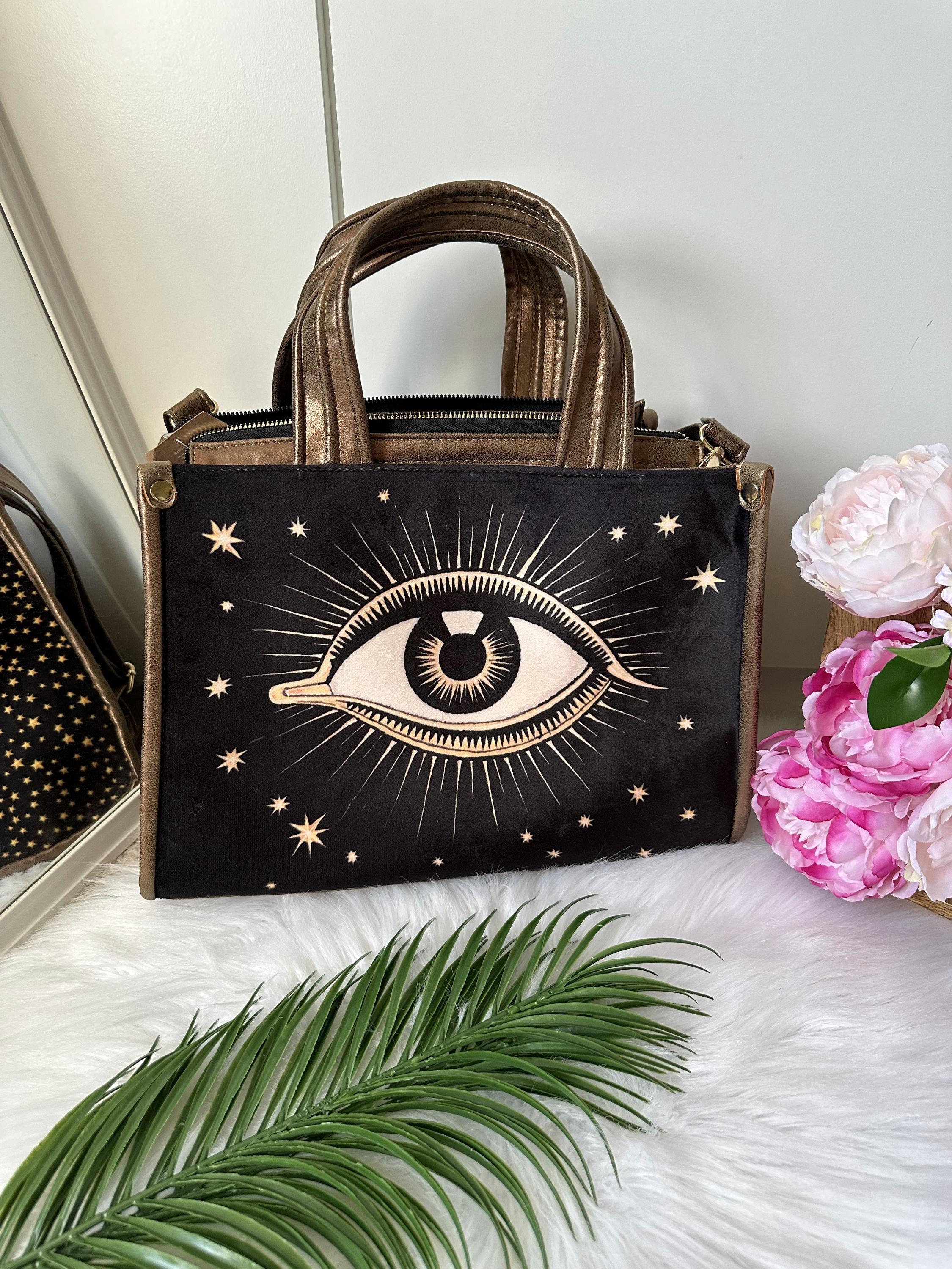 La Funky Mexicana Big Eye Samt Tasche Etsy