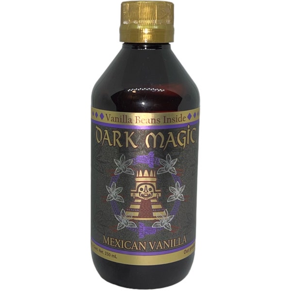 Dark Magic Pure Mexican Vanilla Extract Amber 8.3 oz