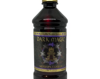 Dark Magic Pure Mexican Vanilla Extract Amber 16.6 oz