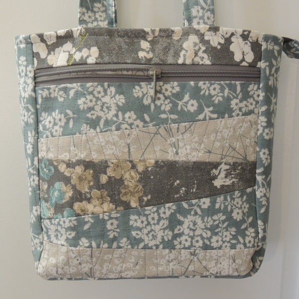 Bolso de hombro pequeño acolchado hecho a mano con monedero de monedas