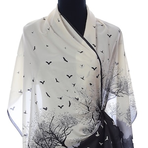 Birds Art Scarves Immedite SHIPPING FROM US