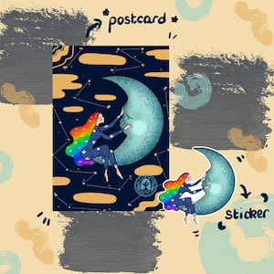 Carte Postale Take Me To The Moon
