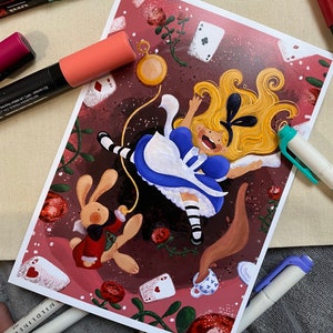 Alice in Wonderland Artprint