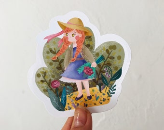 Anne of Green Gables Die-Cut Sticker