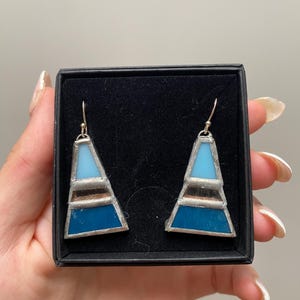 glass earrings