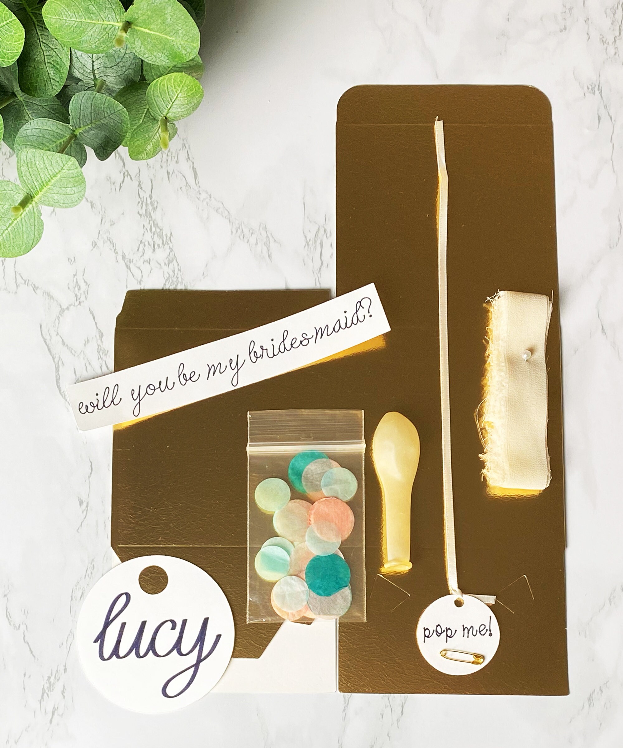 DIY Bridesmaid Proposal Box - Will You Be My Bridesmaid - Bridesmaid …