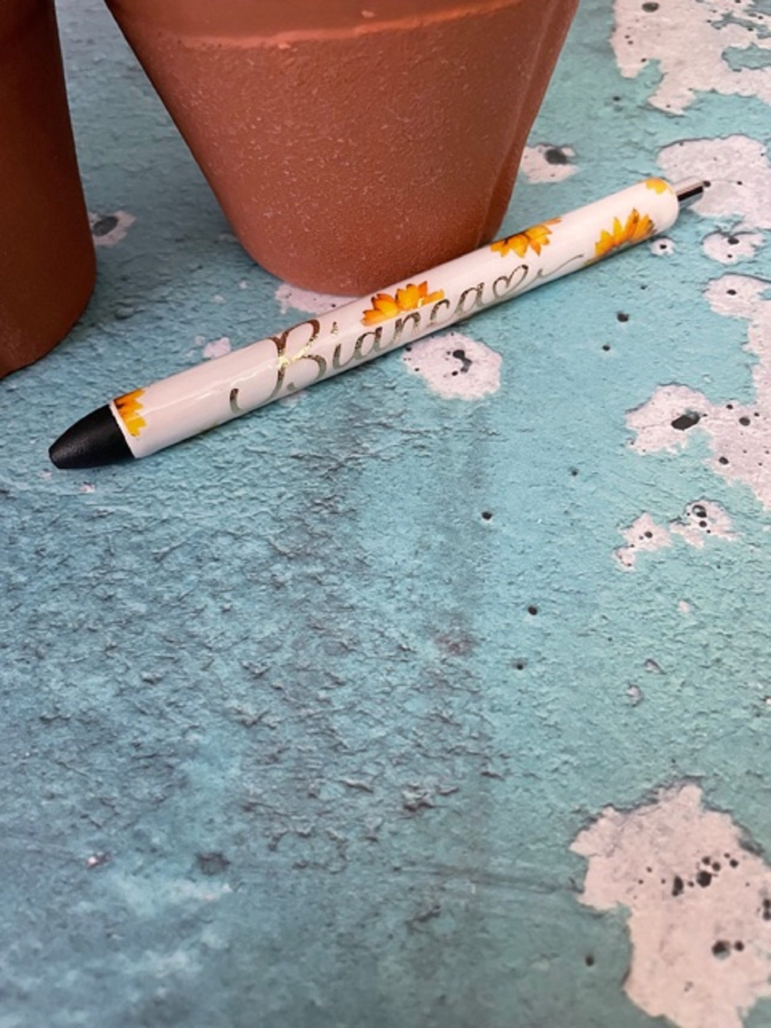 Sunflower Custom Inkjoy Pens Refillable Pens Personalized Etsy