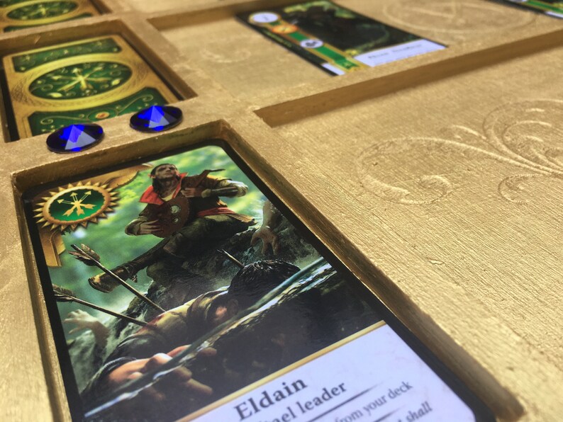 LUXURY Golden GWENT Board GWENT game board Witcher 3 Wild | Etsy