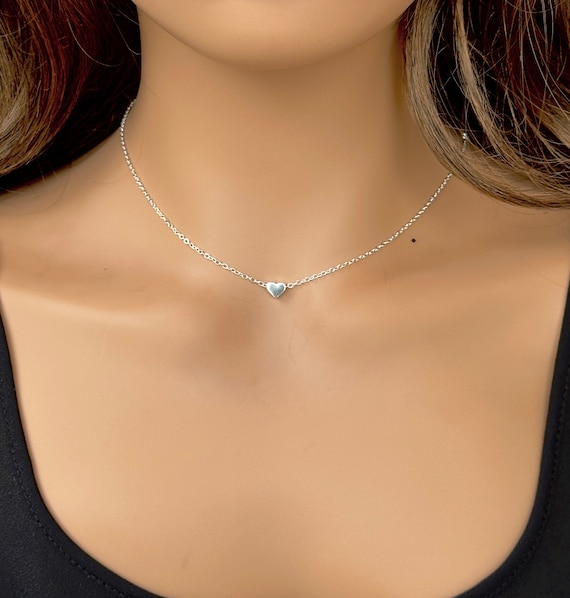 Mini heart best sale choker