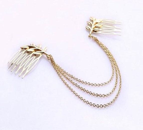Leaf Shaped Hair Clip Slide Jewellery Accessories Boho Hair Pin UK seller Leaf Shaped Hair Clip Slide Jewellery Accessories Boho Hair Pin UK seller