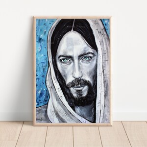 Jesus Christ painting acrylic on canvas original artwork