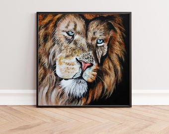 ★ライオン　絵画★ il_340x270.6954733800_r8tx.jpg