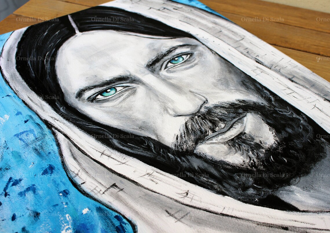 Jesus Christ Painting Acrylic on Canvas Original Artwork - Etsy