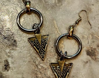 Wonder Woman Upcycled Earrings