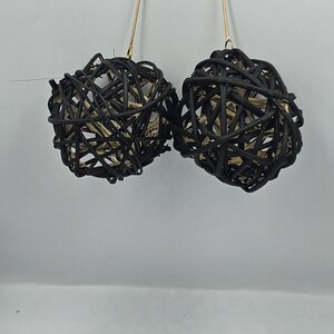 Scribble Scrabble Repurposed Wood Earrings
