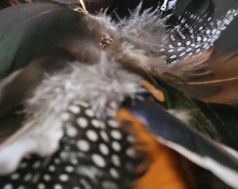 Flying Free Feather Earrings and Ring Set