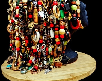 Eclectic Goddess Beaded Wig