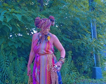 I Shine 2pc 5ways Scarf Dress / Belt