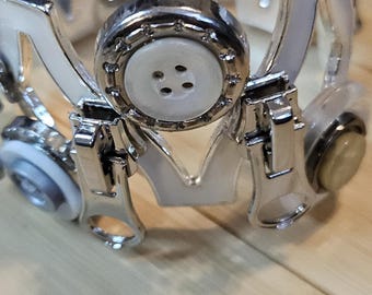 Repurposed Button Bracelet