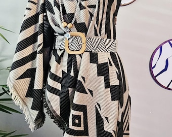 Repurposed Scarf infinity Dress
