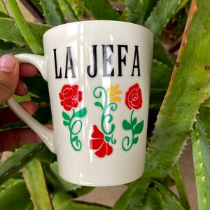 La Jefa Coffee Mug|Mom Gift|Wife Gift | Personalized Mug | Gifts for her | tazas para mama | Boss Lady Mug | Regalo para mama