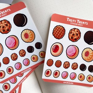 Mini Cookie Sticker Sheet für Planer, Bullet Journals, Scrapbooking