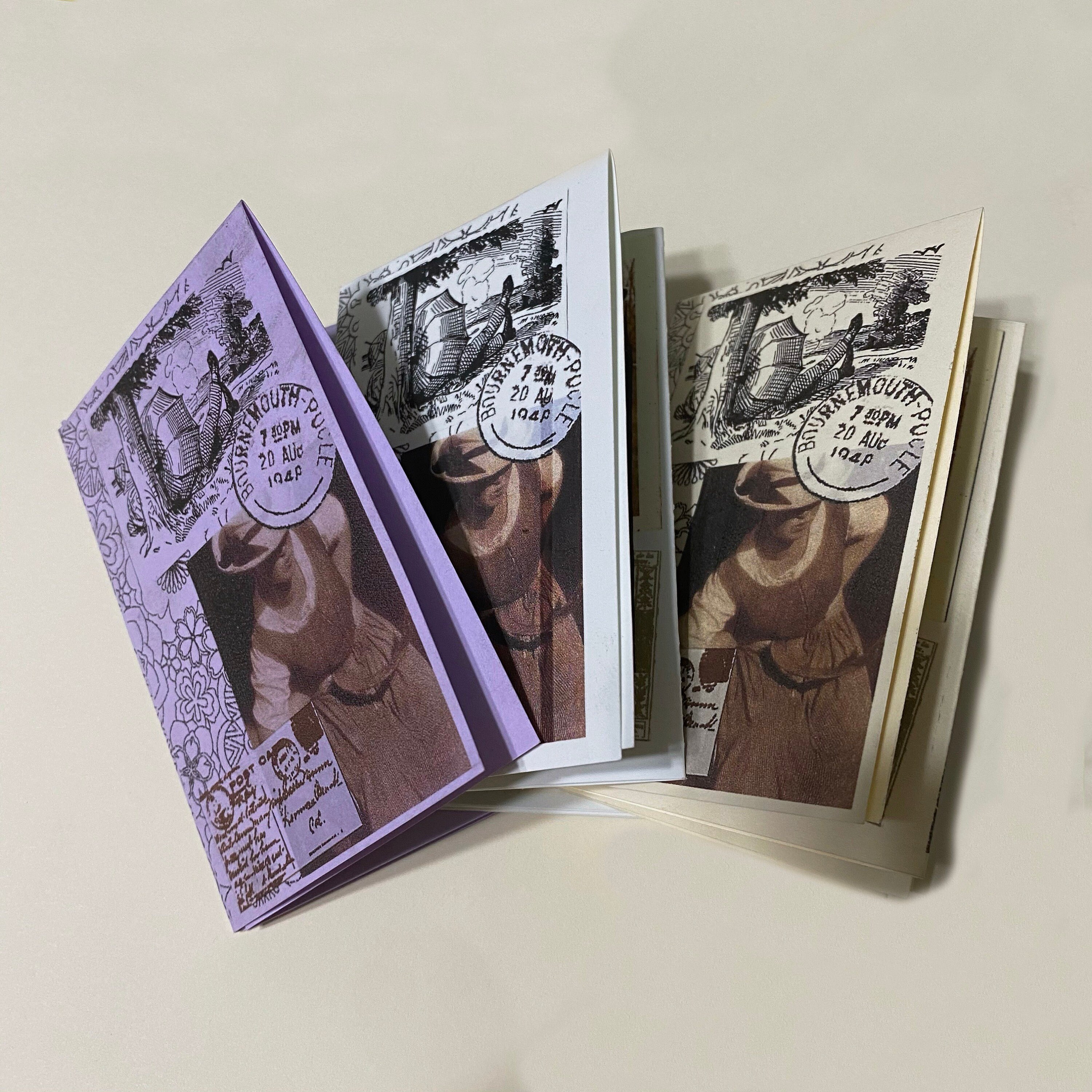 Antique Vintage Collage Zine Etsy