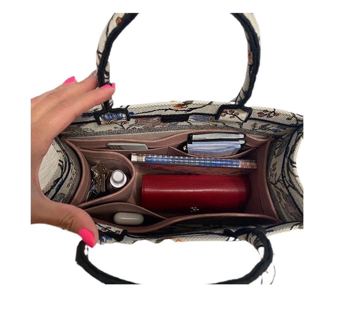 Dior Small Book Tote Bag Organizer. High Quality. Made is USA Etsy UK