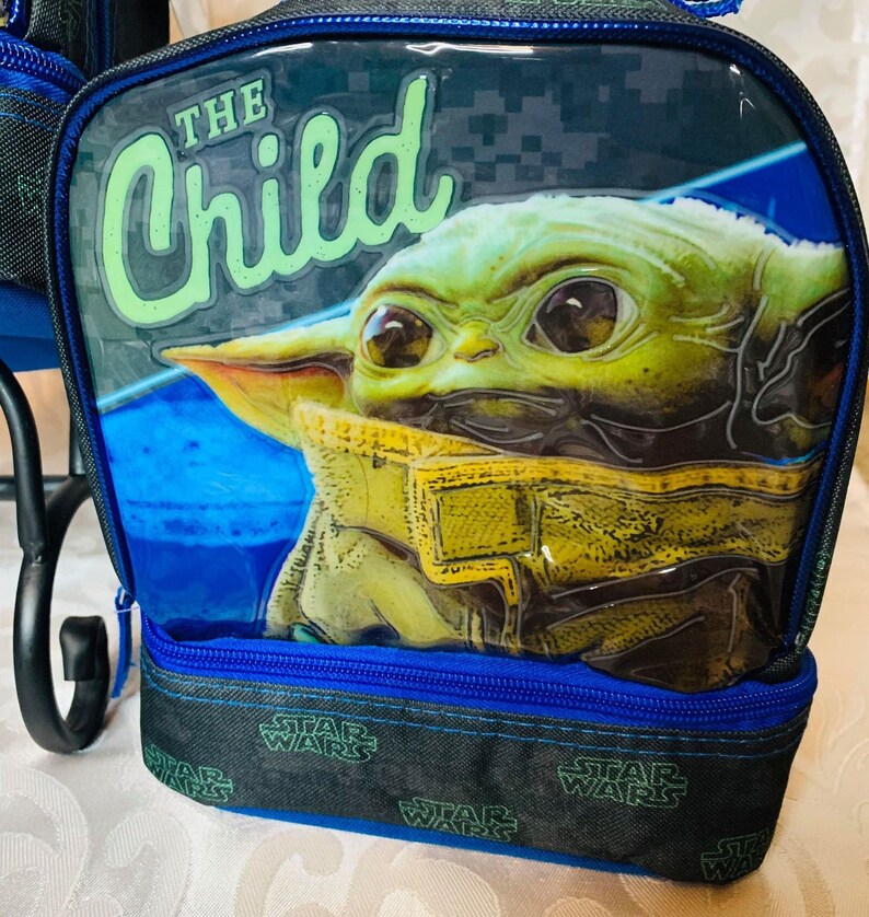 Personalized Baby Yoda Lunch Bag The Mandalorian The child Etsy