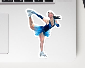 "Time To Say Goodbye (Spin)" Kaori Sakamoto Inspired Art Sticker 2026