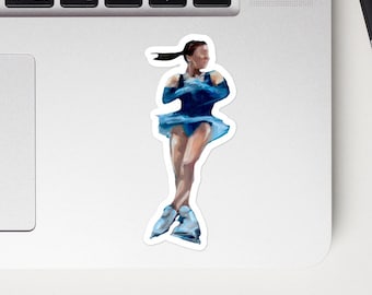 "Time To Say Goodbye (Jump)" Kaori Sakamoto Inspired Art Sticker 2026