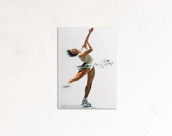 "To Be Something" Alysa Liu Inspired Oil Painting on Canvas Board | Promise Collection