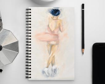 Spiral Art Notebook | Light Pink Axel Jump Diary | Figure Skating Journal | Rino Matsuike 松生 理乃 2024 - 2025