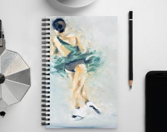 Spiral Art Notebook | Green Axel Jump Journal | Figure Skating Diary | Wakaba Higuchi 樋口 新葉 2024 - 2025