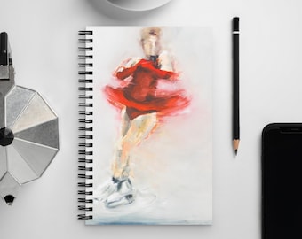 Spiral Art Notebook | Red Axel Jump Journal | Figure Skating Diary | Kaori Sakamoto 坂本花織 2024 - 2025