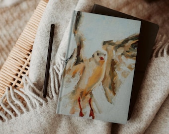 Art Notebook | Seagull Looking At You | Hardcover Journal | Bird Watcher Gift