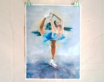 "Wonderful World" Ami Nakai Inspired Oil Painting on Oil Paper