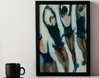 Kamila Valieva Figure Skating Art Print | Quad Jump Giclée