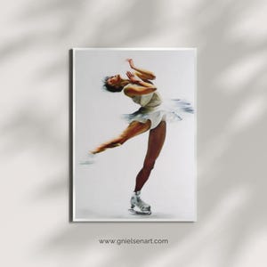 Alysa Liu Inspired Figure Skating Spin Poster