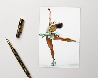 "Didn't Say Goodbye" Alysa Liu Inspired Art Postcard | Promise Collection