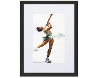 "To Be Something" Alysa Liu Inspired Framed Art Print with Mat | Promise Collection