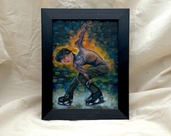 Adam Siao Him Fa Van Gogh Inspired Oil Painting on 18x24cm Canvas Paper