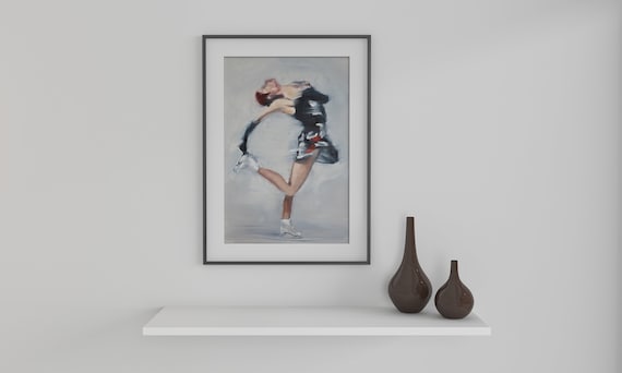 絵画 like a skater Alexandra Trusova Art Print | Figure Skating Haircutter Spin
