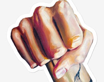 Sticker | Choose Violence | Punch Oil Painting Journal