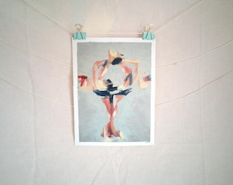 Eliška Březinová Inspired Oil Painting on Canvas Paper